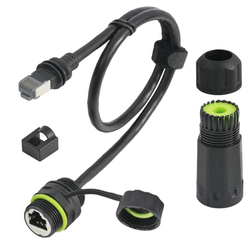 ANMBEST Starlink Ethernet Adapter Gen 3/Mini, IP68 Waterproof Standard V3/Mini Dish and Router Connector, Starlink Cable Extension to RJ45 Ethernet Cable Interface