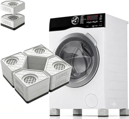 SEISSO Anti Vibration Pads for Washing Machine, Double Height, 4 Pack