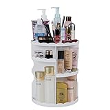 DreamGenius Makeup Organizer 360 Degree Rotating Adjustable Multi-Function Cosmetic Storage