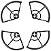 3inch FPV Propeller Guard for Micro Quadcopter Quick-Release Protectors Easy Mount Protective Rings for Flight Safety Protective Rings