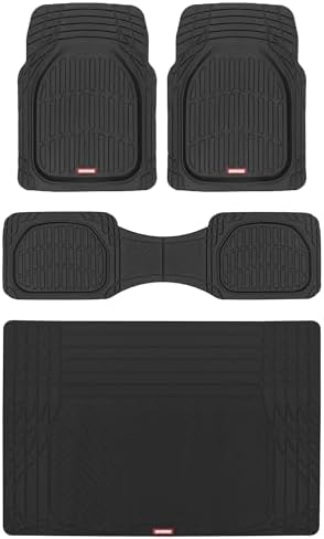 Motor Trend floor mats and liners with trimmable coverage for work trucks