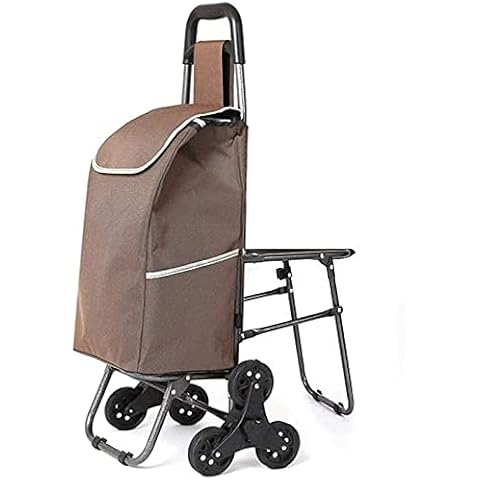 GTJF Shopping Cart Folding Shopping Cart Small Cart A Trolley Cover
