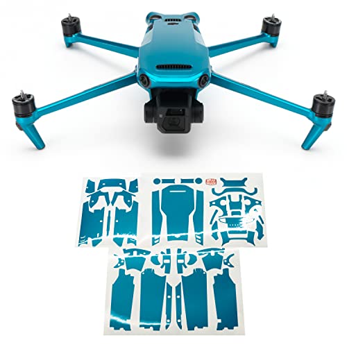 Image of WRAPGRADE Full Skin Stickers for DJI Mavic 3 / Mavic 3 Classic (Caribbean Blue)