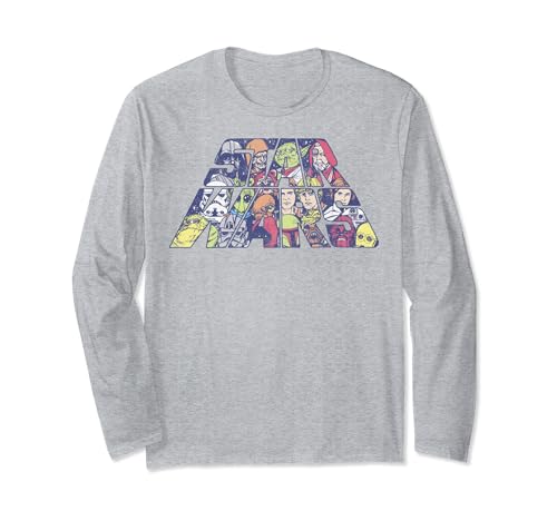 T-shirt Star Wars manches longues en coton doux respirant