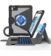 Nillkin for iPad 11th (A16, 2025) & 10th Gen 10.9 inch (2022) Magnetic Magic Case, Detachable Key...