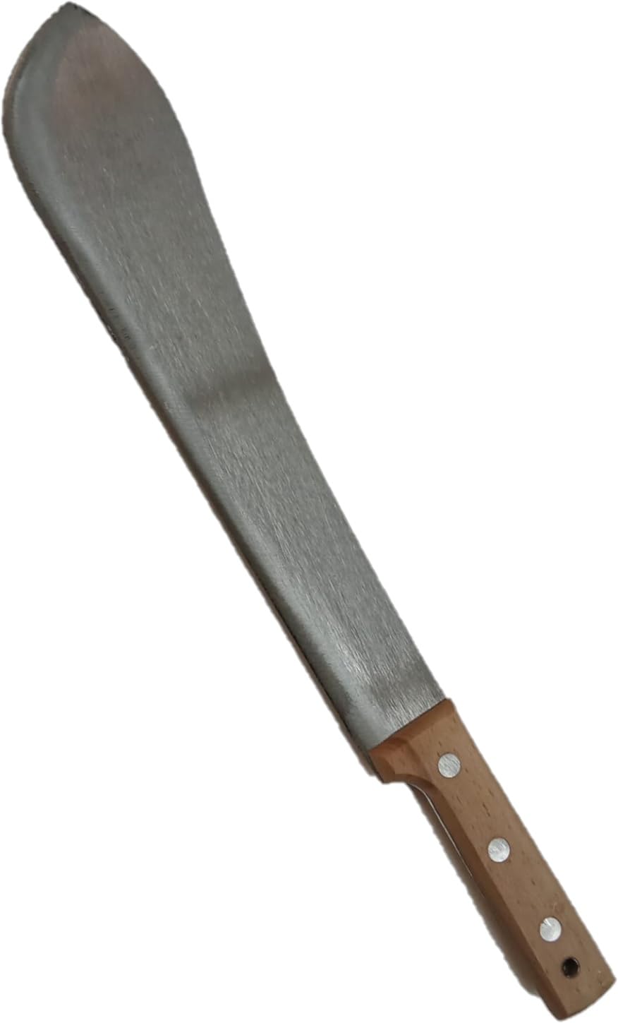 Machete da Giardino con Manico in Legno, Lama in Acciaio, 35 cm, con Custodia in Pelle