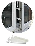 Window Restrictor Medium 60mm for UPVC Frames for Cats and Pets pack of two. Cat Guard.