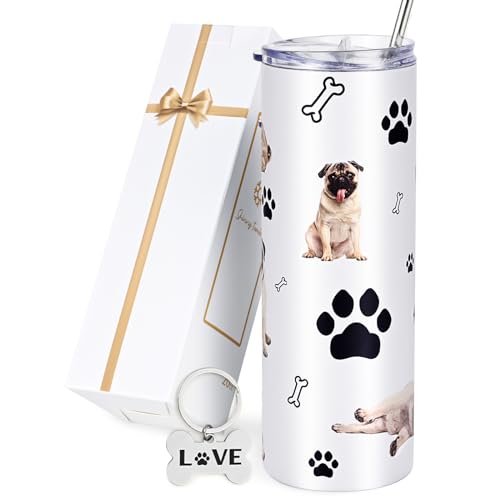 GINGPROUS - Vaso de pug para amantes de pug, regalos para am...
