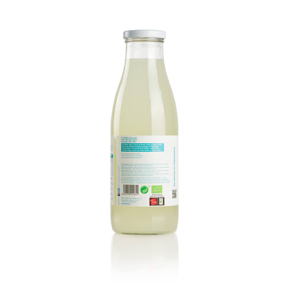 Ekolo Limonada Con Azúcar Ecológica, 6 Botellas * 750Ml 4500 ml