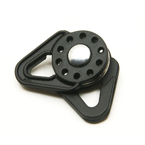 Heavy Duty Winch Snatch Block for 1/10 Axial SCX10 RC Model Crawler Car Black