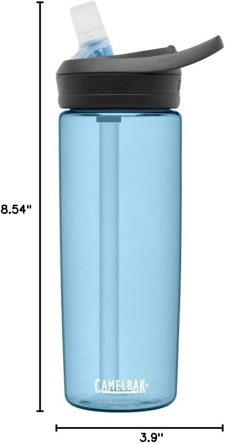 CamelBak eddy+ BPA Free Water Bottle, 20 oz,True Blue, .6L