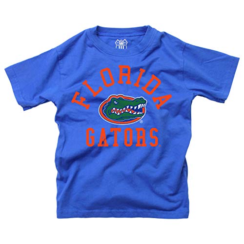 Wes and Willy NCAA Kids S/S Organic Cotton Tee Shirt Florida Gators Blue Moon 3T