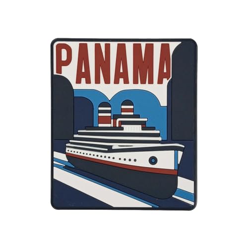 Imán decorativo Vagabond Heart Panamá rectangular 3D miniatura 1
