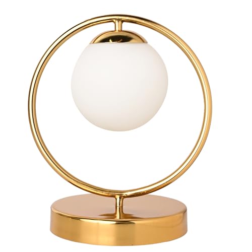 Image of Ceramic Finish Ring Decorative Table Lamp for Living Room, Bedroom, Dining Room, Office (Modern) (Bulb Not Included)