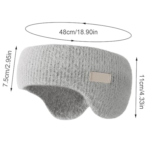 soundproof sleep earmuff headband noise reduction sleeping ear wrap winter warm earmuffs for men women