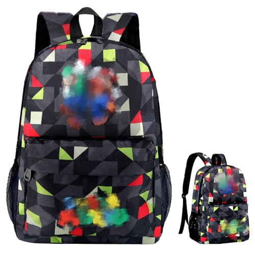 yumcute Kids School Backpack Student Boogbag Lightweight Durable Rucksack for Boys Girls Teenagers Water Resistant Daypack for Travel Days Out Laptops