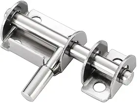 Trava de Segurança para Portas e Janelas em Aço Inoxidável, Trava com Trinco Resistente - Youtek (Tamanho - 6,5CM)