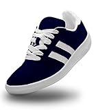 MERKMALE: Obermaterial: Wildleder; Innenmaterial: Textil; Verschluss: Schnürsenkel; Absatzhöhe: 2 cm; Schuhweite: Schmal; Absatzform: Flach; Materialzusammensetzung: 100% Polyester