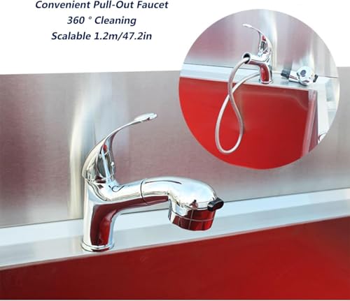 Estação de banho para cães de 47 polegadas, estação de banho profissional de aço inoxidável para cãe