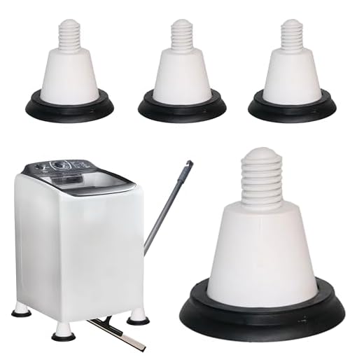 Pé para Máquina de Lavar Electrolux 6kg a 18kg Kit com 04 Peças Lavadora de Roupas