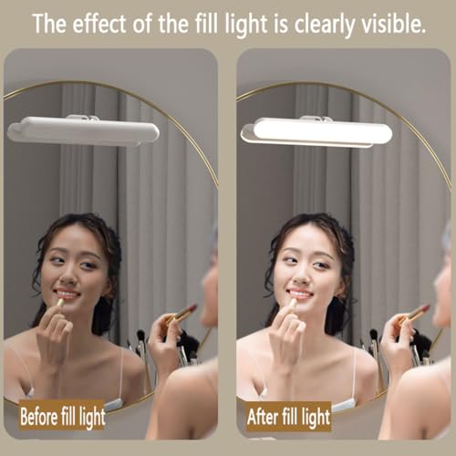 Luz maquillaje lamparas 360 giratorio recargable usb a pilas led 6
