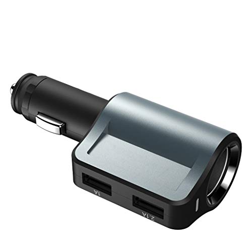 Preisvergleich Produktbild 1 Zigarettenanzünder-Zigarettenanzünder, Dual-USB-Autoladegerät-Adapter, kompatibel mit IPhone7 7s IPad-Mini-Samsung-Galaxie, 12-24 V Spannung, geeignet für verschiedene Modelle ( Color : 1 )