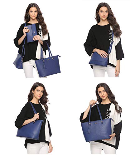 Image of Women Fashion Handbags Wallet Tote Bag Shoulder Bag Top Handle Satchel Purse Set 4pcs