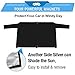 ALTITACO Car Rear Windshield Snow Cover, Rear Windscreen Snow Ice Cover Protector with Flaps and 4 Magnets, Sun Shade Protector Exterior Shield Guard Fits Most Cars, Trucks, SUV and Vans