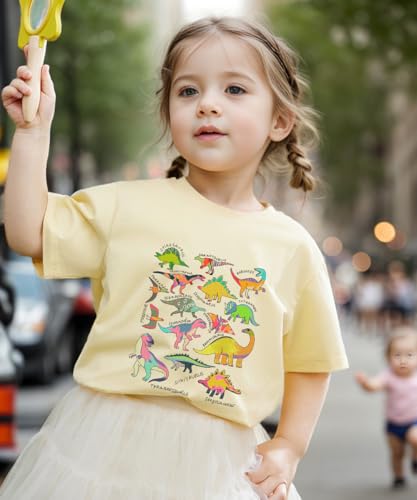 Image of Toddler Girls T Shirts Sassy Little Soul Graphic Short Sleeve Shirts 2-7 Years Cotton Baby Girl Retro Daisy Tees Clothes