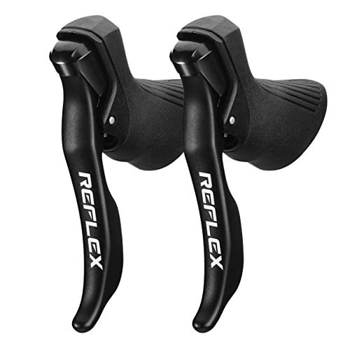 Sensah Sti Road Bike Shifters Double 2×8/2×9 Speed Lever Brake Bicycle Derailleur Groupset Compatible For Shimano Claris Sora (2*8S-Lever) #TOP2