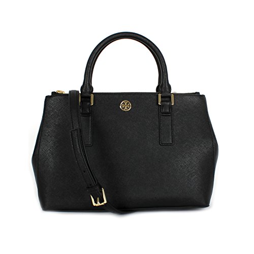 Tory Burch Robinson Double Zip Mini EW tote Black