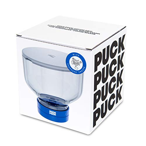 PuckPuck PPV-BL - Cold Brew Attachment for The Aeropress | Experience Smooth Cold Dripped Coffee at Home, Blue