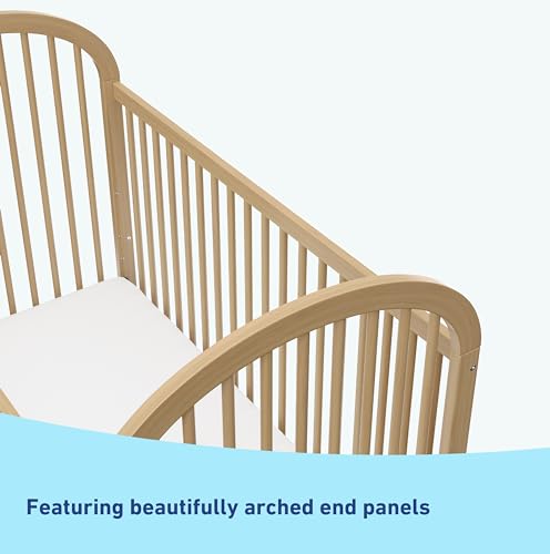 Image of Graco Olivia Convertible Crib and Graco Premium Foam Crib & Toddler Bed Mattress Bundle (Driftwood) - GREENGUARD Gold Certified, Standard Crib Mattress, Baby Crib Converts to Toddler Bed & Daybed