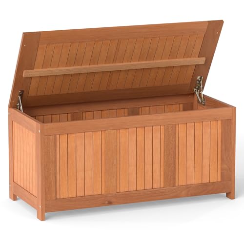 GYMAX 220 L Baúl Almacenaje de Madera