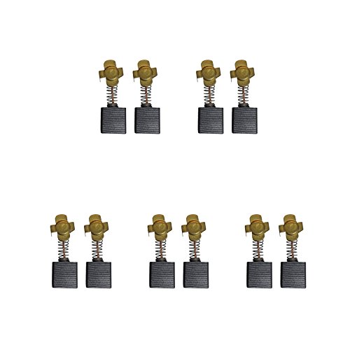 5 Sets of - 2x Carbon Brushes - 34-44 Grinder-Hammer (7 X 17 X 18.5/17)