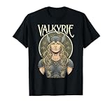 Valkyrie Mujer Vikinga Fuerte Mujer Nórdica Guerrera Mitología Camiseta