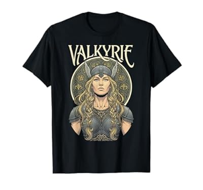 Valkyrie Mujer Vikinga Fuerte Mujer Nórdica Guerrera Mitología Camiseta | Ya disponible en tu tienda friki favorita! En mundofriki.es!