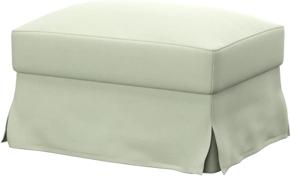 Soferia Replacement Compatible Cover for Farlov Footstool, Fabric Elegance Creme