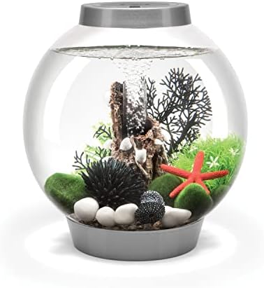 Classic 15 Aquarium with Standard Light - 4 Gallon, Silver