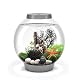 Goldfischglas Biorb 72000 Classic 15 LED, 15 L, Silber – Rundes Aquarium