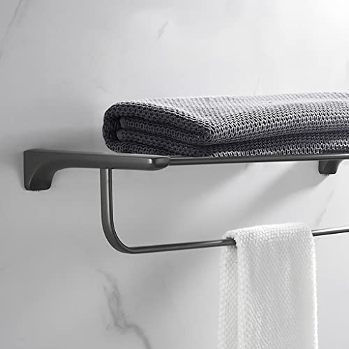 Porte-serviettes double mural en acier inoxydable pour linge de maison - 4