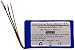 Starnovo 800mAh 3.7V Replacement Battery for JB L Micro 2, Micro II, JBL FT403048P
