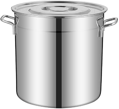 Sumokoto Pot, Commercial Use, Stainless Steel, Induction Pot, Shundo Pot, Stainless Steel Pot with Lid, Induction Cooker, Gas Stove Storage Container, Fast Heat Transfer, Boiled Cooking, Commercial Home Use, Storage Container, 7.9 inches 20 cm