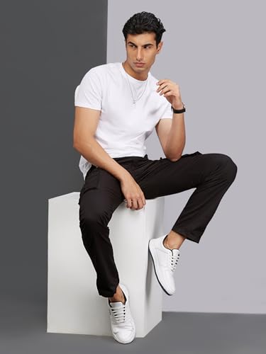 Image of BEEVEE Mens Fixed Waist Cargo Pant with Belt.