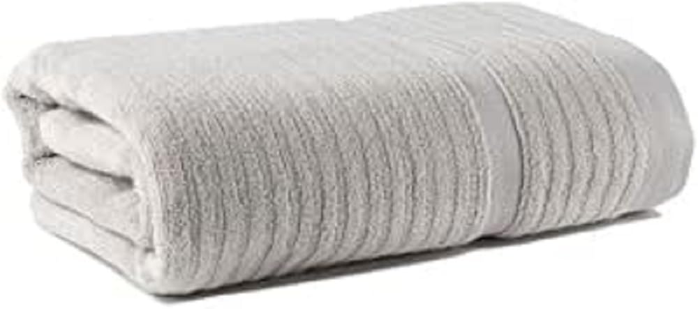 Caleffi 73868 Cotone Stripe Telo Bagno, Naturale