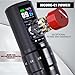 Mast Tattoo Fold2 Pro Wireless Tattoo Gun Rotary Pen Machine, Powerful Motor by Mcore, Smart Display, 7 Strokes Length for Pro Artists (Black)