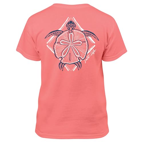 Image of Salt Life Girls' Turtle Bay Youth Short Sleeve Classic Fit Shirt