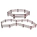 SunniMix Miniatur Corral Fechten Spielset Kunststoff Zaun Spielzeug mit Schnallen für DIY Bauernhof Barn Paddock - 20pcs Stil B