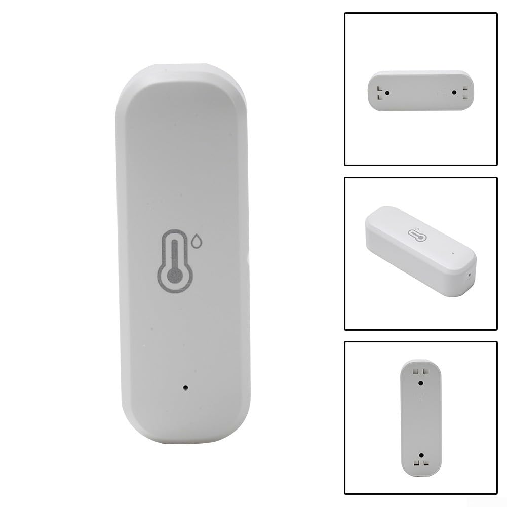 Wifi Tuya Sensore intelligente di temperatura e umidità con notifica remota app per serra domestica, termometro da interno ad alta precisione (zigbee/4 pezzi)