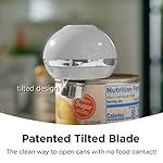 Kitchen Mama Mini Electric Can Opener Smooth Edge: Opens Cans with One Button Press - Ultra-Compact, Portable, Hands-Free, Food-Safe, Battery Operated (White) - Image 4